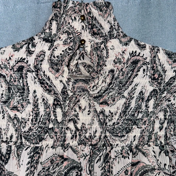 Ophelia Roe Smock Paisley Blouse - Picture 13 of 13